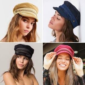 Brixton Albany Corduroy Hat Fiddler Cap Brown